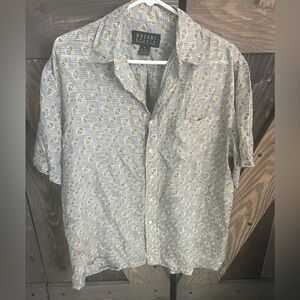 Men's 100% Silk Short Sleeve Shirt